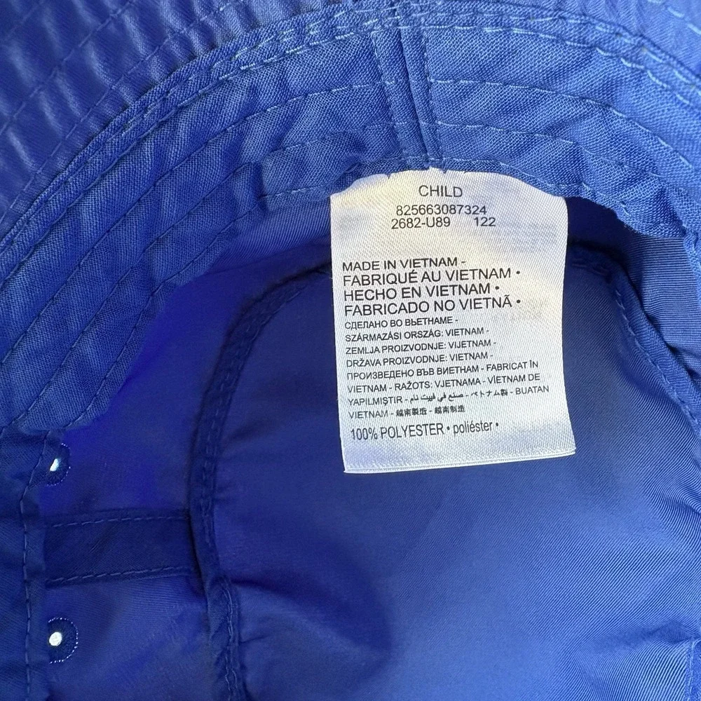 Nike Children's Bucket Hat Blue UPF 40+ SummerBeachLightBoyGirl